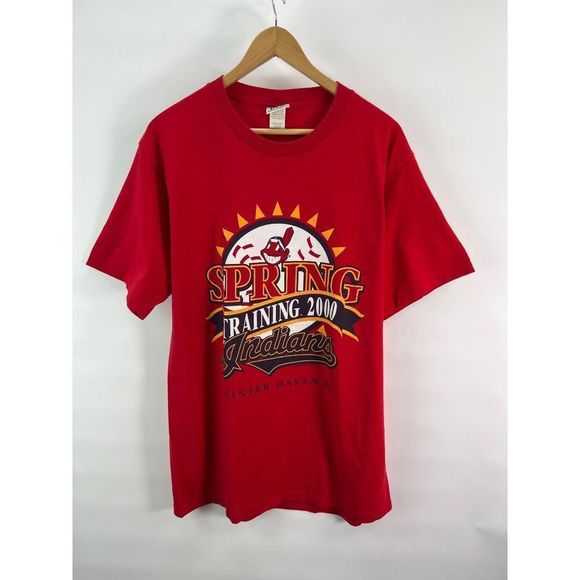 Lee Sport Other - Vintage Lee Sport Indians Spring Training 2000 Shirt Sz L
